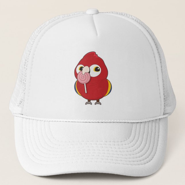 Gorra De Camionero Loro con Lollipop (Anverso)