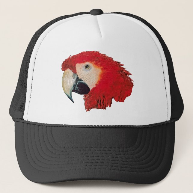 Gorra De Camionero Loro del Macaw (Anverso)
