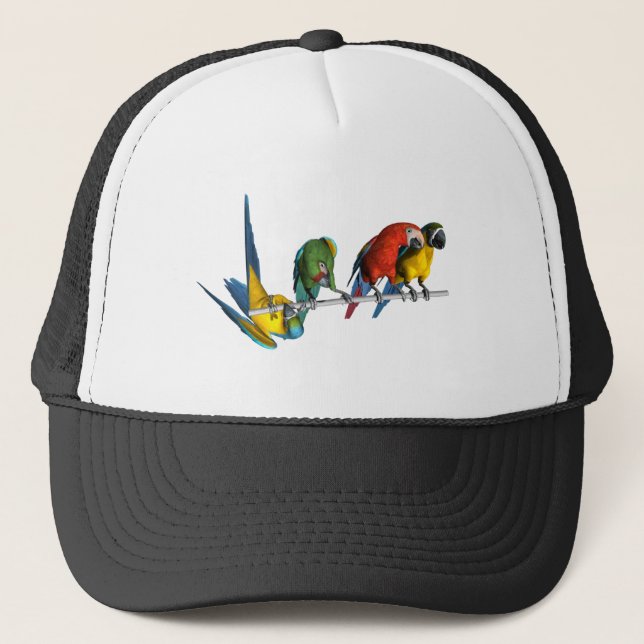 Gorra De Camionero Loro del Macaw (Anverso)