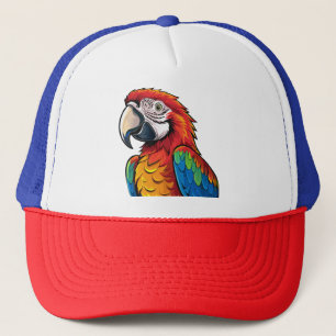 Gorra De Camionero Loro guacamayo