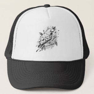 Gorra De Camionero Loro Naturaleza animal salvaje Ilustracion arte ta