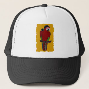 Gorra De Camionero Loro Pirata