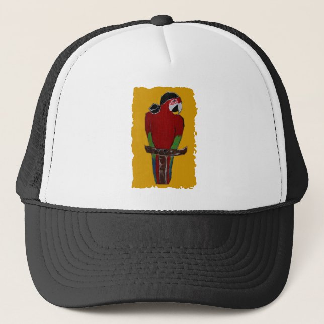 Gorra De Camionero Loro Pirata (Anverso)