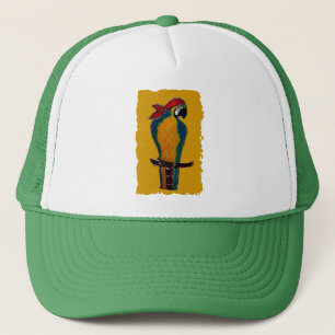 Gorra De Camionero Loro Pirata