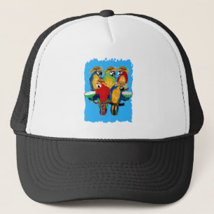 Gorra De Camionero Loros Borrachos