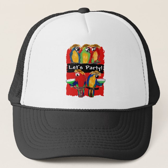 GORRA DE CAMIONERO LOROS DE FIESTA (Anverso)