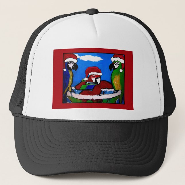 GORRA DE CAMIONERO LOROS DE FIESTA (Anverso)