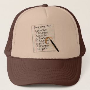 GORRA DE CAMIONERO LOROS - LISTA DE COMPRAS DE AMANTES DEL BOURBON