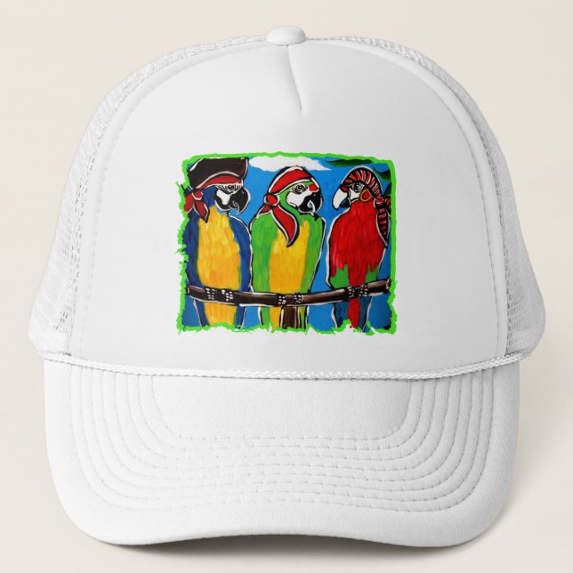 GORRA DE CAMIONERO LOROS PIRATAS (Anverso)