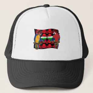 GORRA DE CAMIONERO LOROS PIRATAS