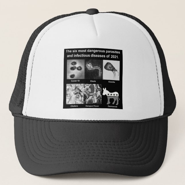 Gorra De Camionero Los 6 parásitos e infecciosos más peligrosos (Anverso)