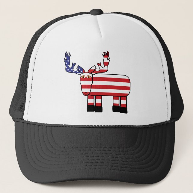 Gorra De Camionero Los alces del GOP (Anverso)