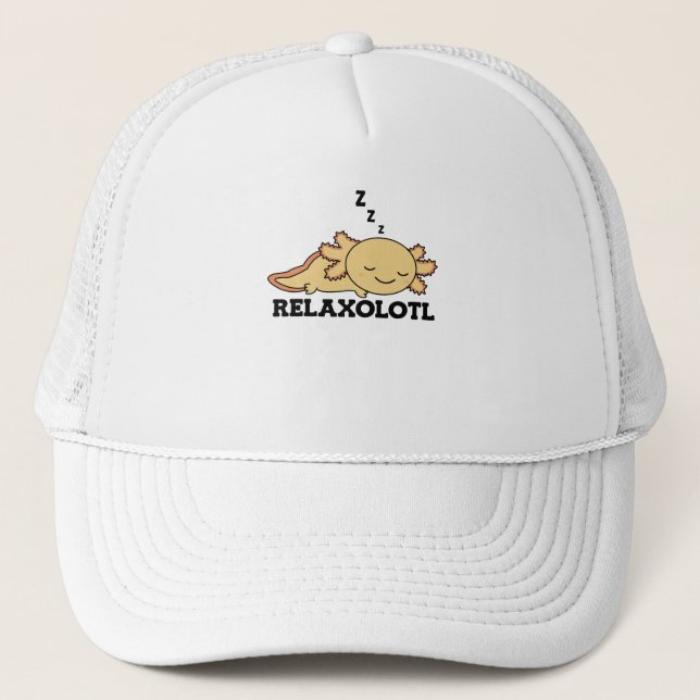 Gorra De Camionero Los amantes de Relaxolotl Axolotl, los animales bo (Anverso)