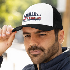 Gorra De Camionero Los Angeles California Beautiful Skyline