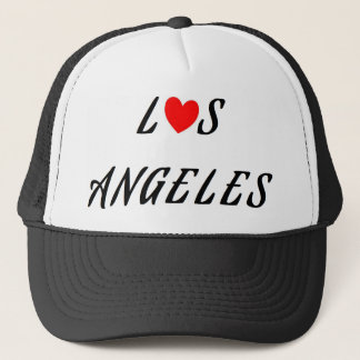 Gorra De Camionero Los Angeles coeur rouge