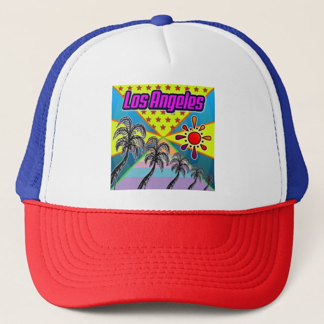 Gorra De Camionero Los Angeles Freedom Hat (Anverso)