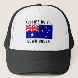 Gorra De Camionero Los australianos lo hacen… Abajo debajo