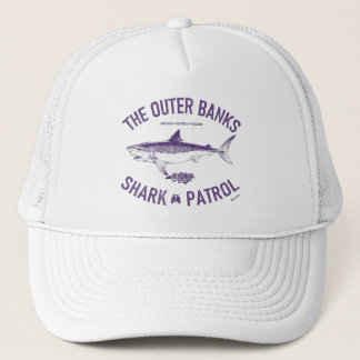 Gorra De Camionero Los bancos exteriores Patrulla de tiburones OBX Pu