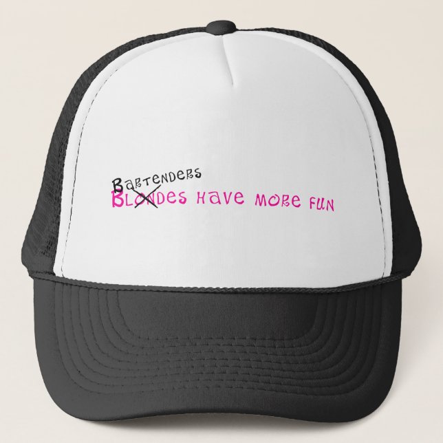 Gorra De Camionero Los barberos se divierten más (Anverso)
