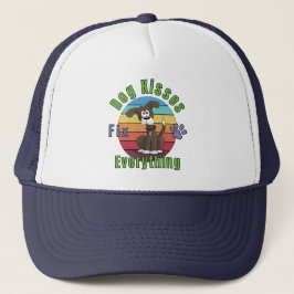 Gorra De Camionero Los besos de perro lo arreglan todo 