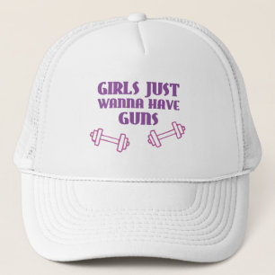 Gorra De Camionero Los chicas apenas quieren tener armas