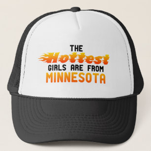Gorra De Camionero Los chicas más calientes son de Minnesota
