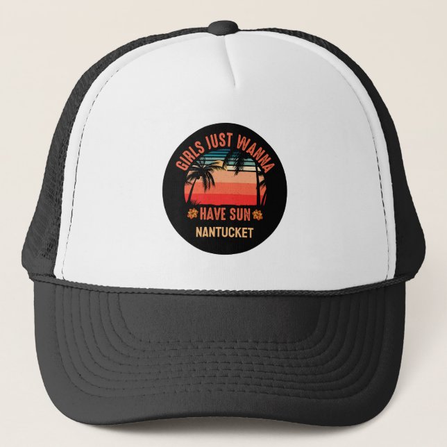 Gorra De Camionero "Los Chicas solo quieren tener un sol" Trucker Hat (Anverso)