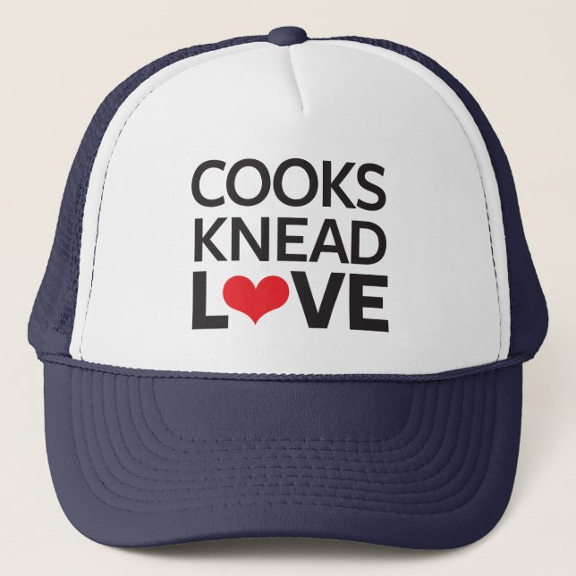 Gorra De Camionero Los cocineros amasan amor (Anverso)