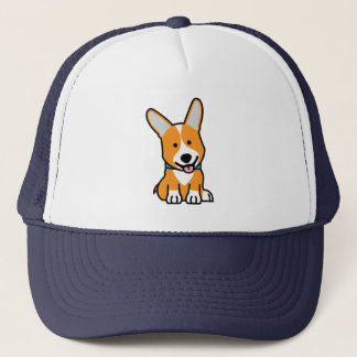 Gorra De Camionero Los Corgis del Corgi persiguen el Pembroke feliz