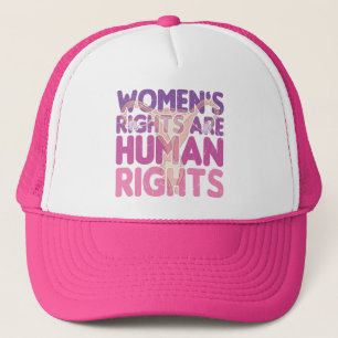 Gorra De Camionero Los derechos de la mujer son derechos humanos