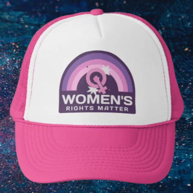 Gorra De Camionero Los derechos de la mujer son importantes (Subido por el creador)