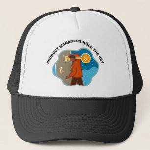 Gorra De Camionero Los Directores de producto llevan a cabo la llave