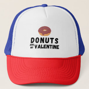 Gorra De Camionero Los Donuts Son Mi El día de San Valentín Divertido