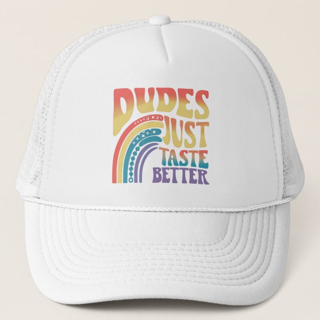 Gorra De Camionero Los dudes prueban mejor cosecha del orgullo gay ar (Anverso)