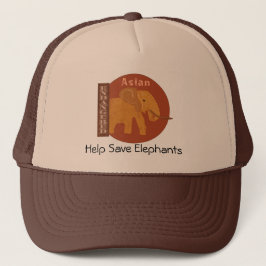 Gorra De Camionero Los elefantes necesitan nuestra ayuda