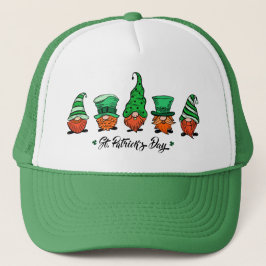 Gorra De Camionero Los gnomos irlandeses del Día de San Patricio