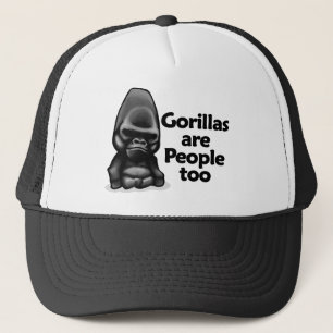 Gorra De Camionero Los gorilas son gente también