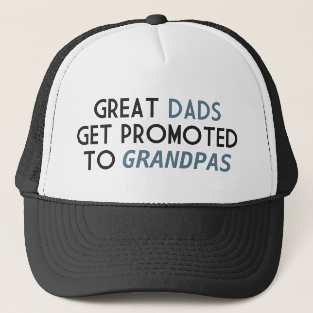 Gorra De Camionero Los grandes papás consiguen promovidos a los (Anverso)