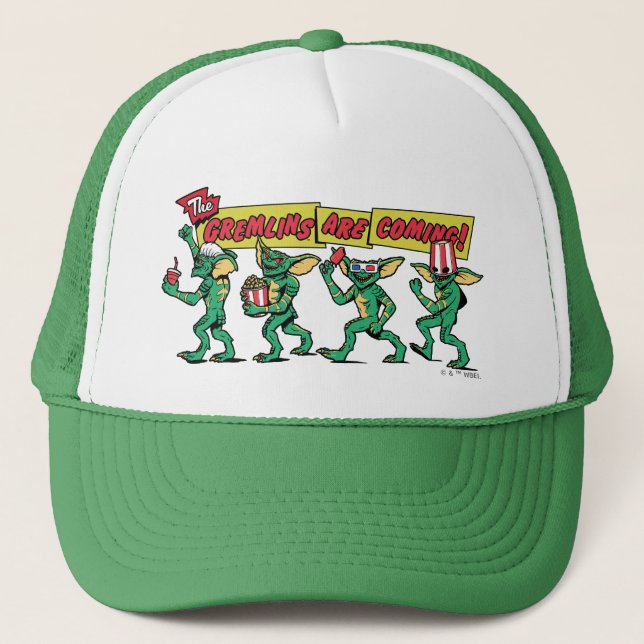 Gorra De Camionero Los Gremlins™ Están Llegando (Anverso)