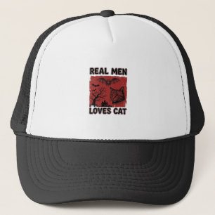 Gorra De Camionero Los hombres de verdad aman la camiseta vintage de