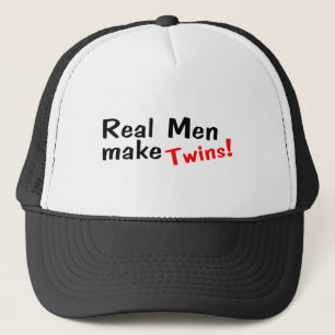 Gorra De Camionero Los hombres reales hacen a gemelos
