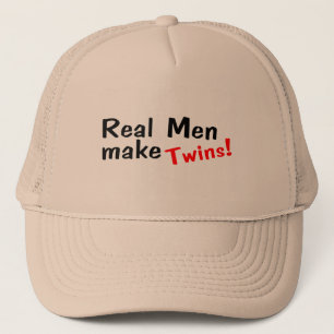 Gorra De Camionero Los hombres reales hacen a gemelos