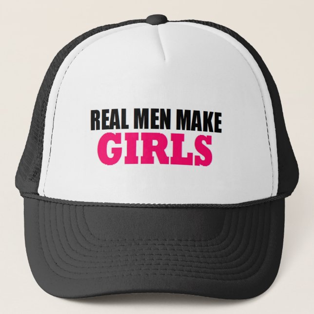 GORRA DE CAMIONERO LOS HOMBRES REALES HACEN LOS CHICAS AL PAPÁ DEL (Anverso)