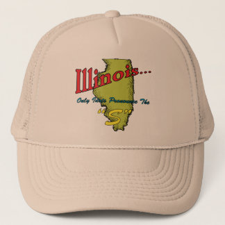 Gorra De Camionero Los idiotas del ~ del lema de Illinois IL