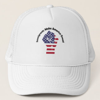 Gorra De Camionero Los inmigrantes hacen grande a Estados Unidos