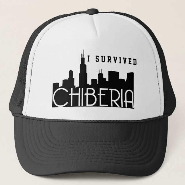 Gorra De Camionero Los inviernos de Chicago también conocidos como Ch (Anverso)