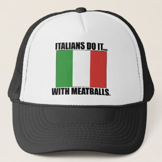 Gorra De Camionero Los italianos lo hacen... con albóndigas.