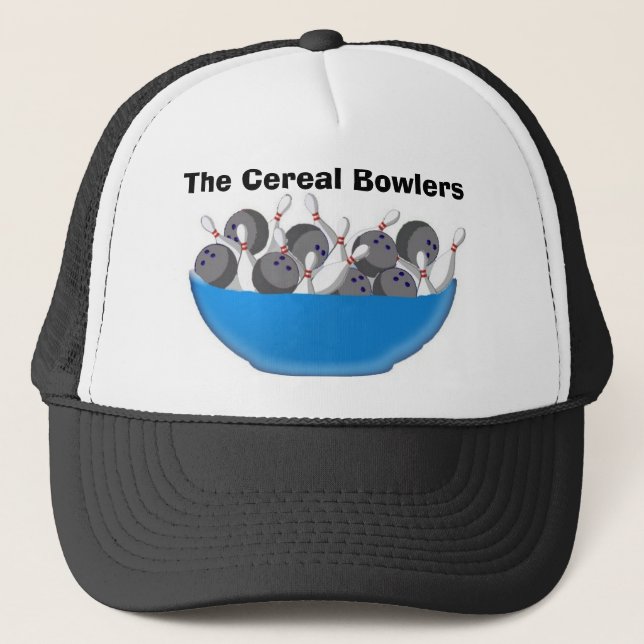 Gorra De Camionero Los jugadores de bolos del cereal (Anverso)