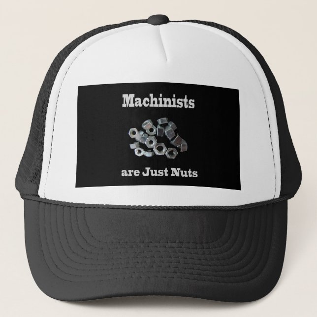 Gorra De Camionero Los maquinistas son simplemente locos (Anverso)