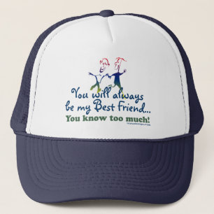 Gorra De Camionero Los mejores amigos saben
